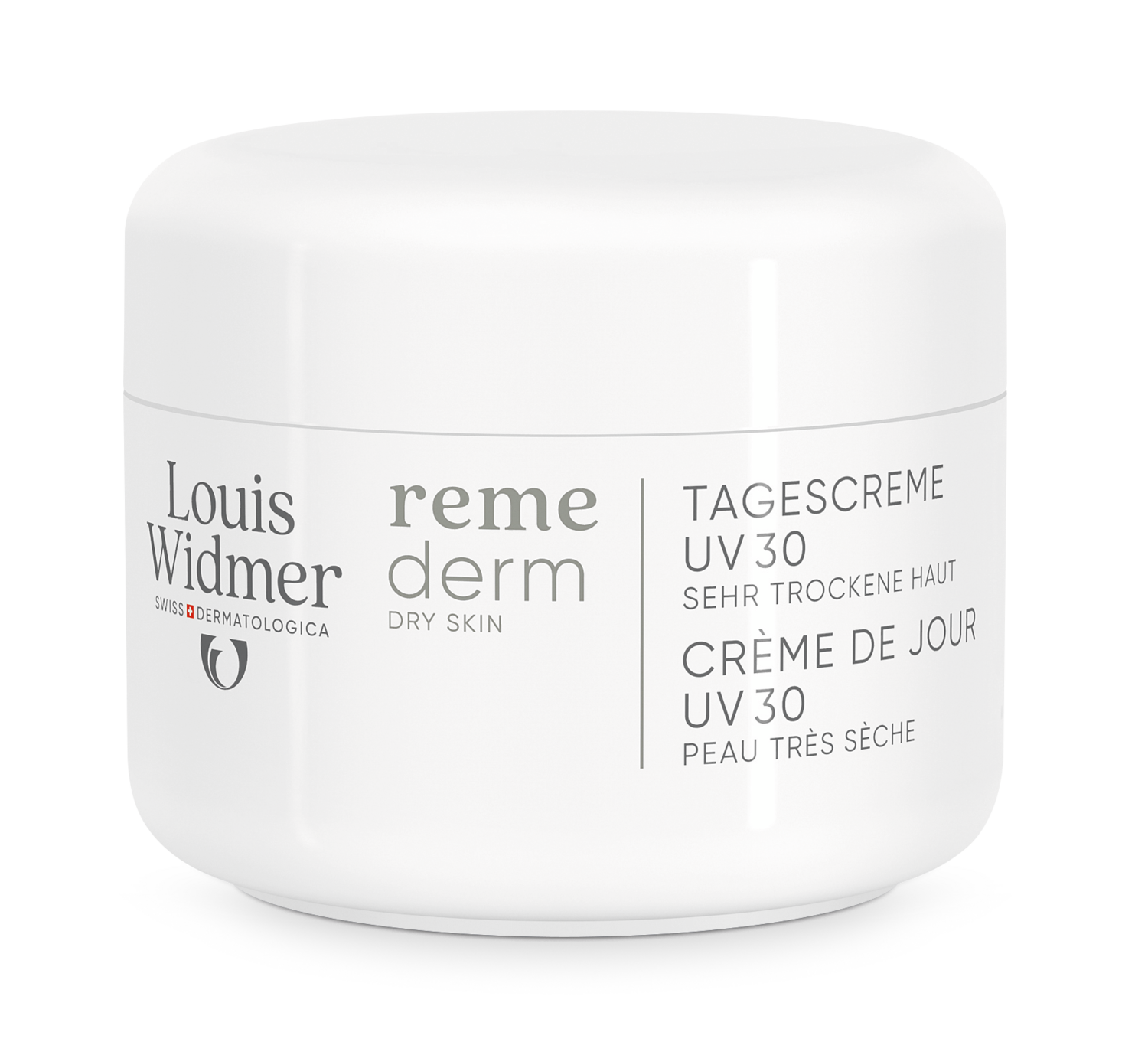 Louis Widmer Remederm Dagcrème Uv 30 zonder Parfum (50 ml)