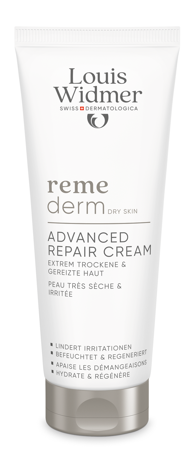Louis Widmer Remederm Advanced Repair Cream zonder Parfum (75 ml)