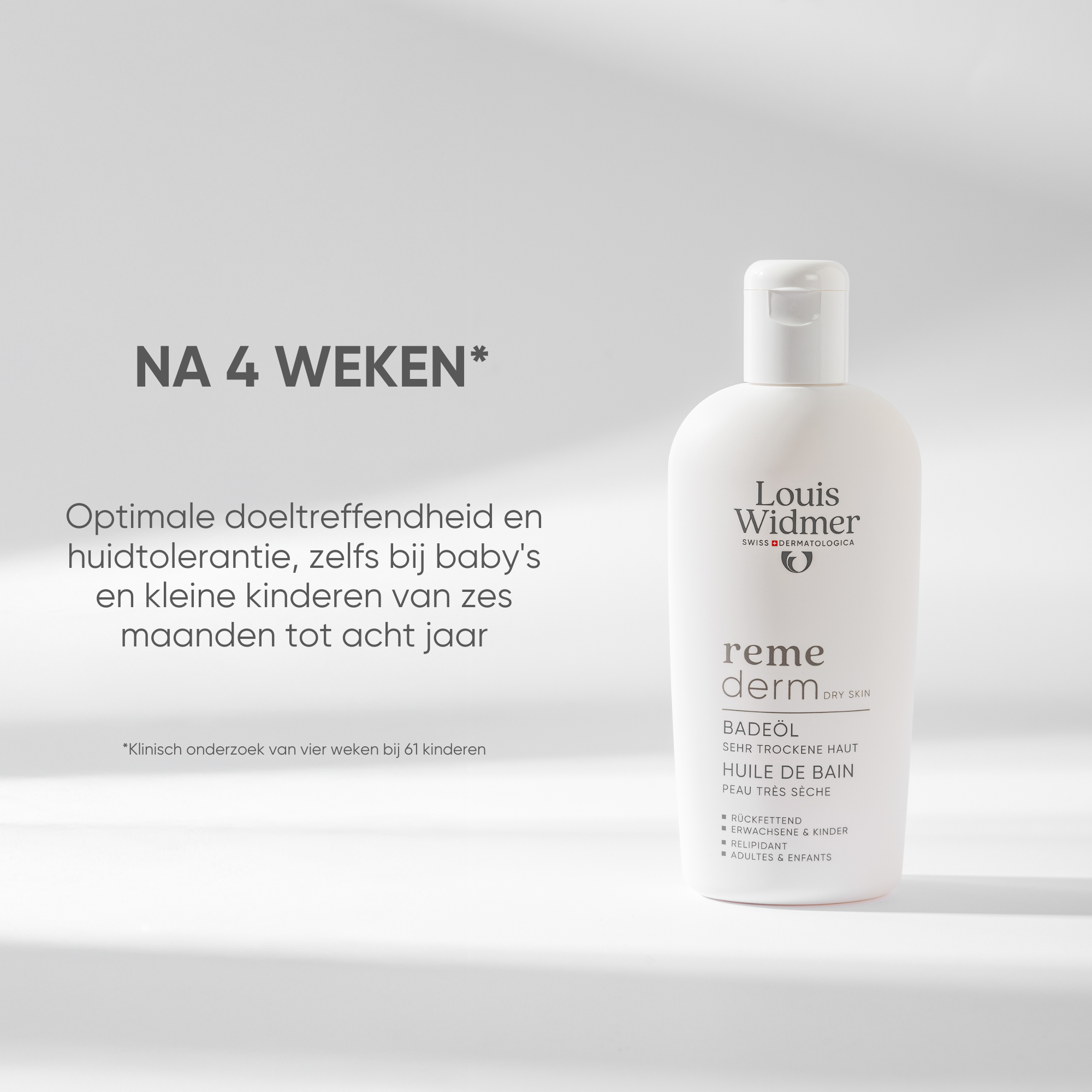 Louis Widmer Remederm Badolie Licht Geparfumeerd (250 ml) - image 3