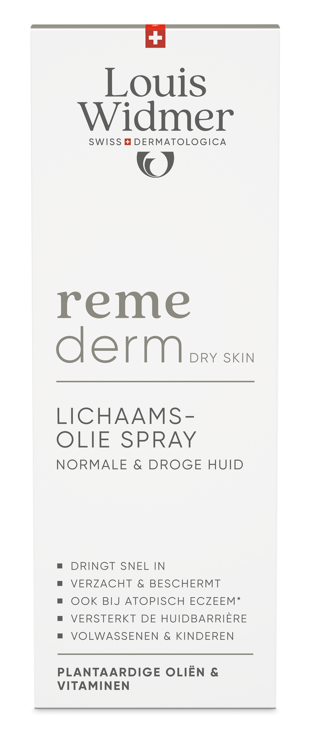 Louis Widmer Remederm Lichaamsolie Spray Licht Geparfumeerd (150 ml)