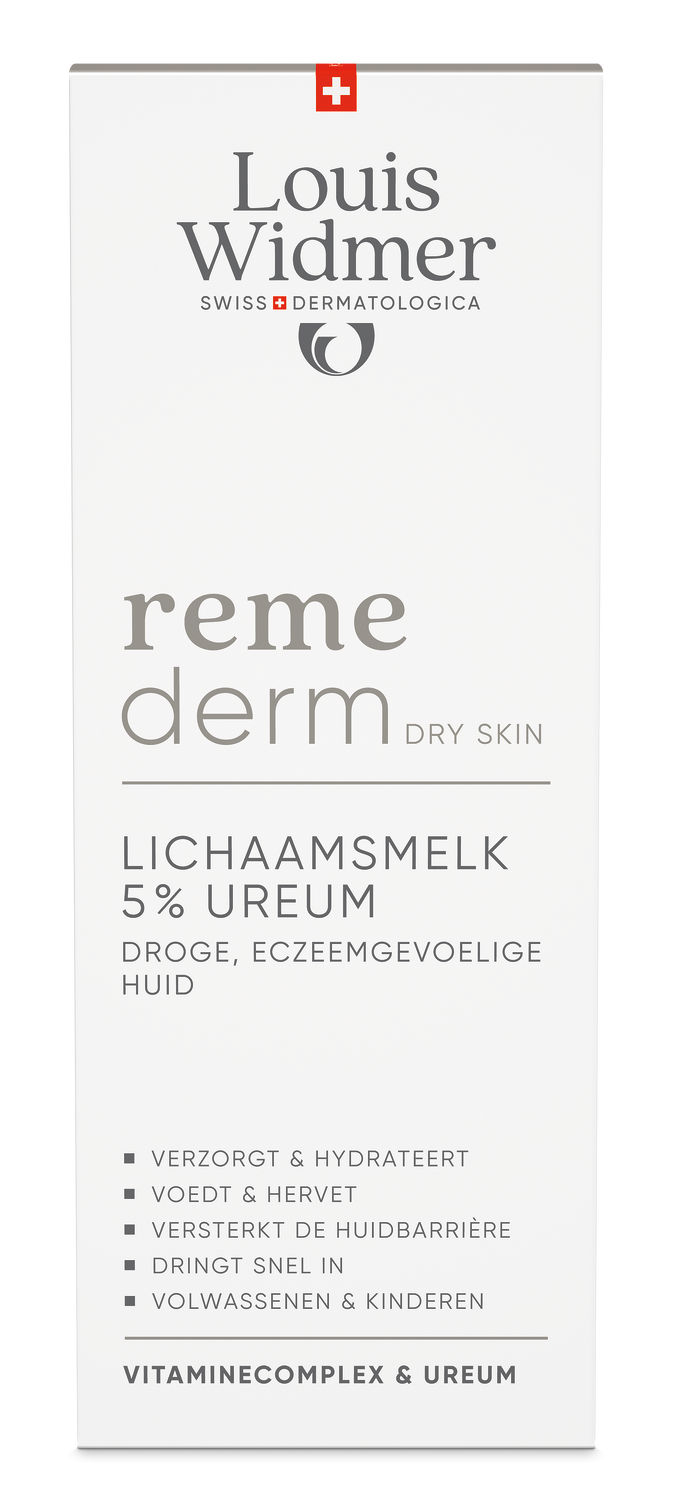 Louis Widmer Remederm Lichaamsmelk 5 % Ureum Licht Geparfumeerd (200 ml)