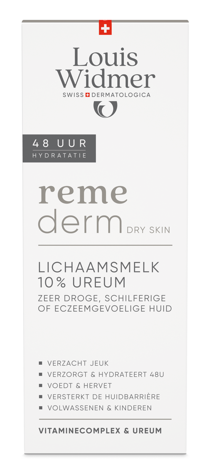Louis Widmer Remederm Lichaamsmelk 10 % Ureum Licht Geparfumeerd (200 ml)