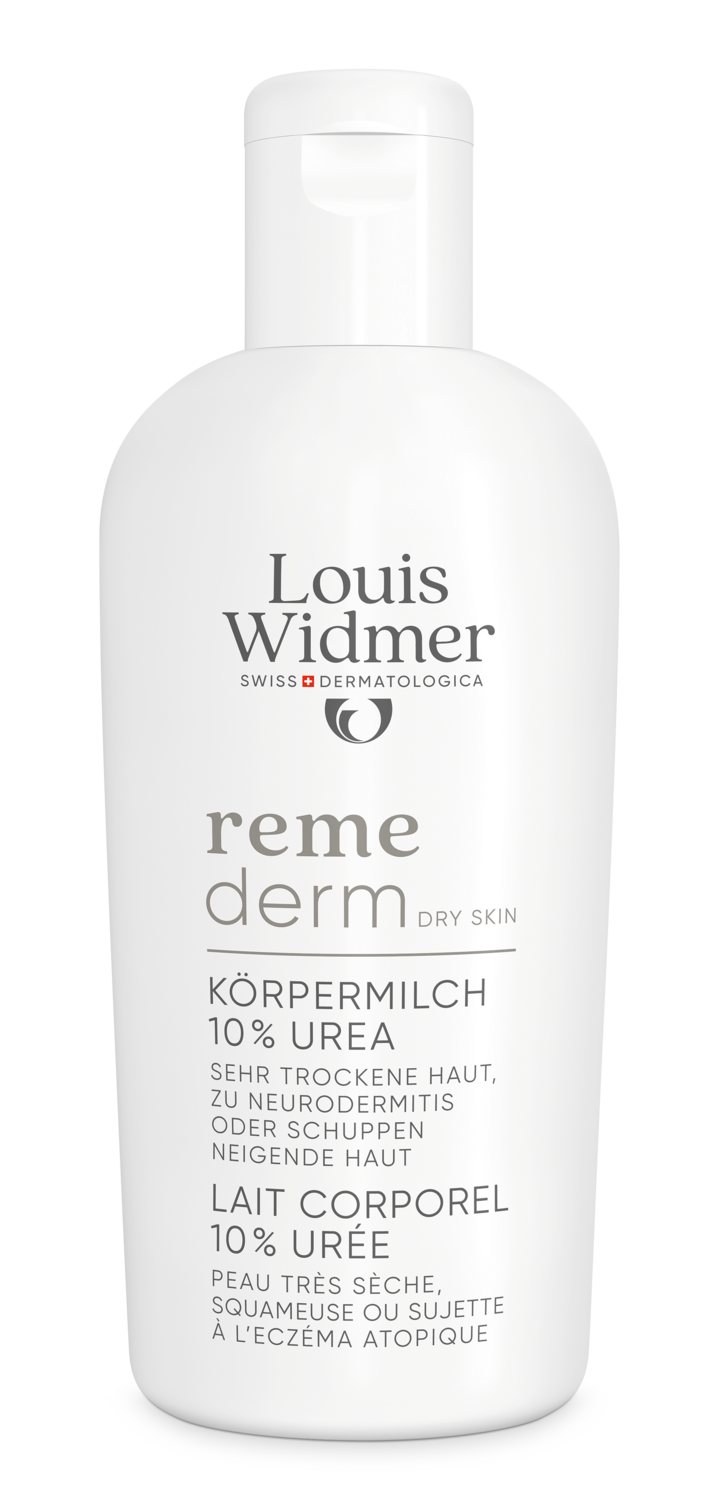 Louis Widmer Remederm Lichaamsmelk 10 % Ureum zonder Parfum (200 ml)
