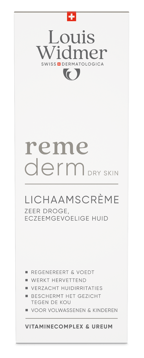 Louis Widmer Remederm Lichaamscrème Licht Geparfumeerd (200 ml)