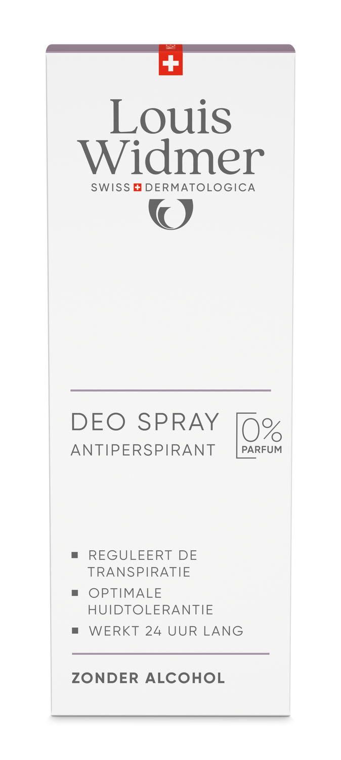 Louis Widmer Deo Spray Antiperspirant zonder Parfum (75 ml)