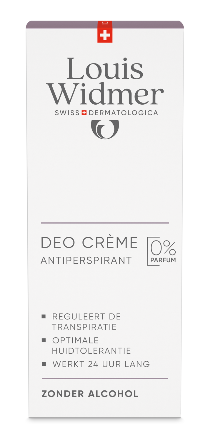 Louis Widmer Deo Crème Antiperspirant zonder Parfum (40 ml)