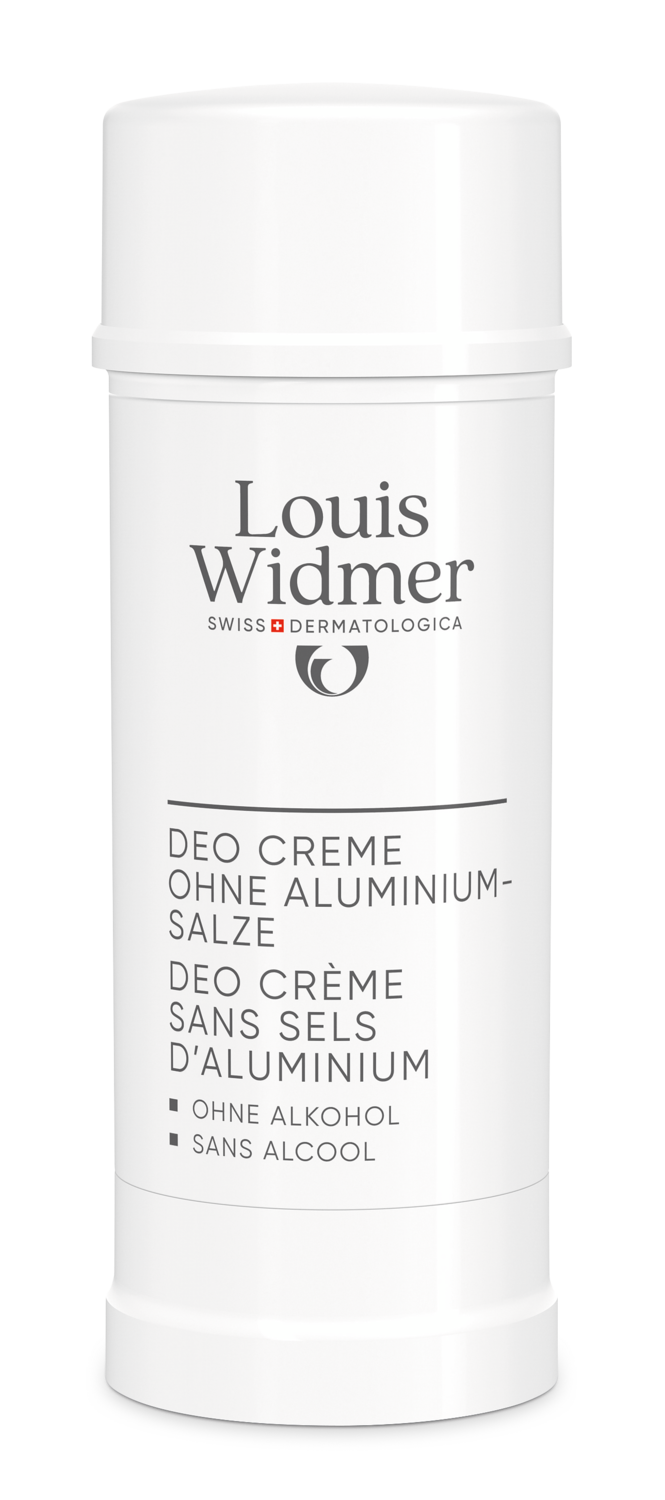 Louis Widmer Deo Crème zonder Aluminiumzouten zonder Parfum (40 ml)