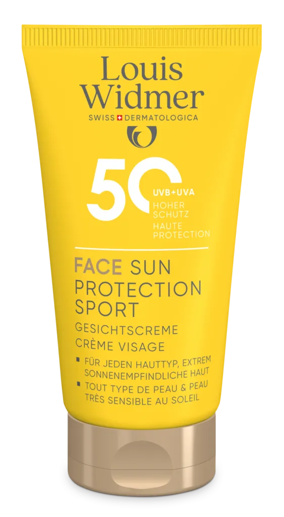 Louis Widmer Face Sun Protection Sport 50 zonder Parfum (50 ml)