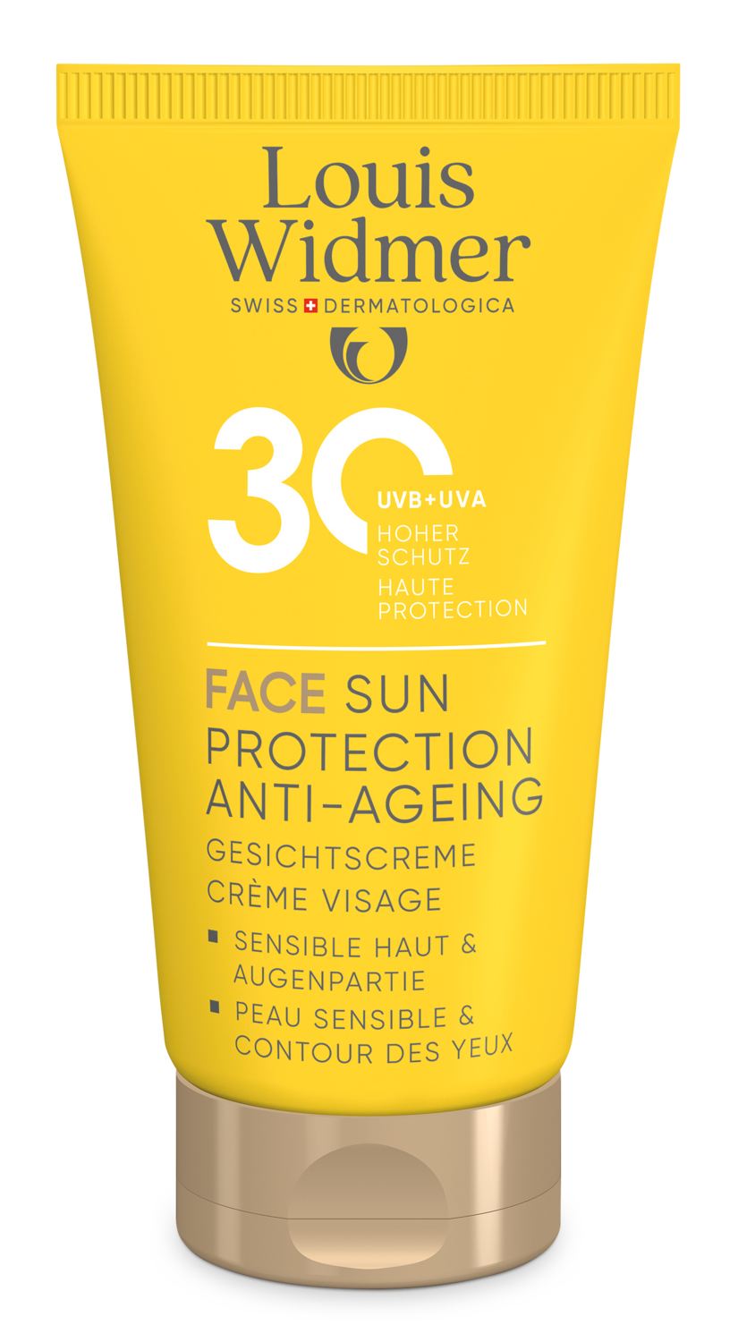 Louis Widmer Face Sun Protection Anti-ageing 30 zonder Parfum (50 ml)