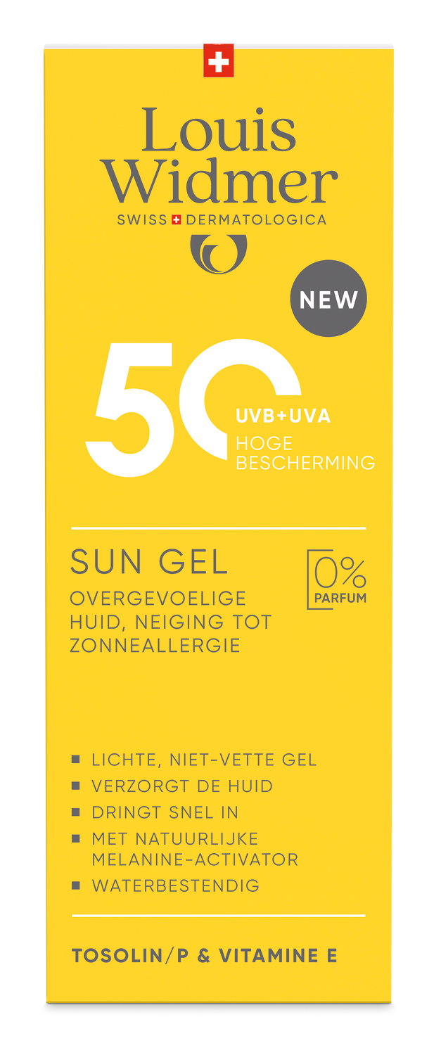 Louis Widmer Sun Gel 50 zonder Parfum (100 ml)