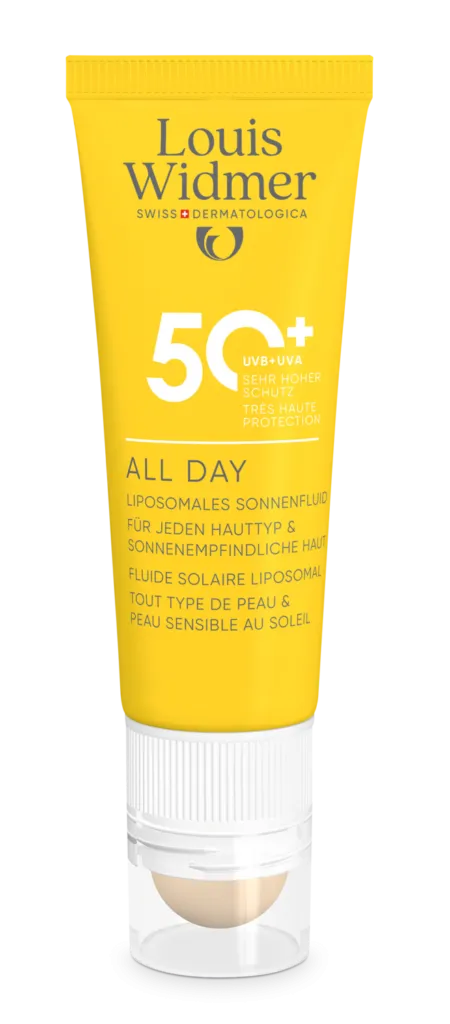 Louis Widmer All Day 50+ met Lippenverzorging Stick 50+ Licht Geparfumeerd (25 ml)