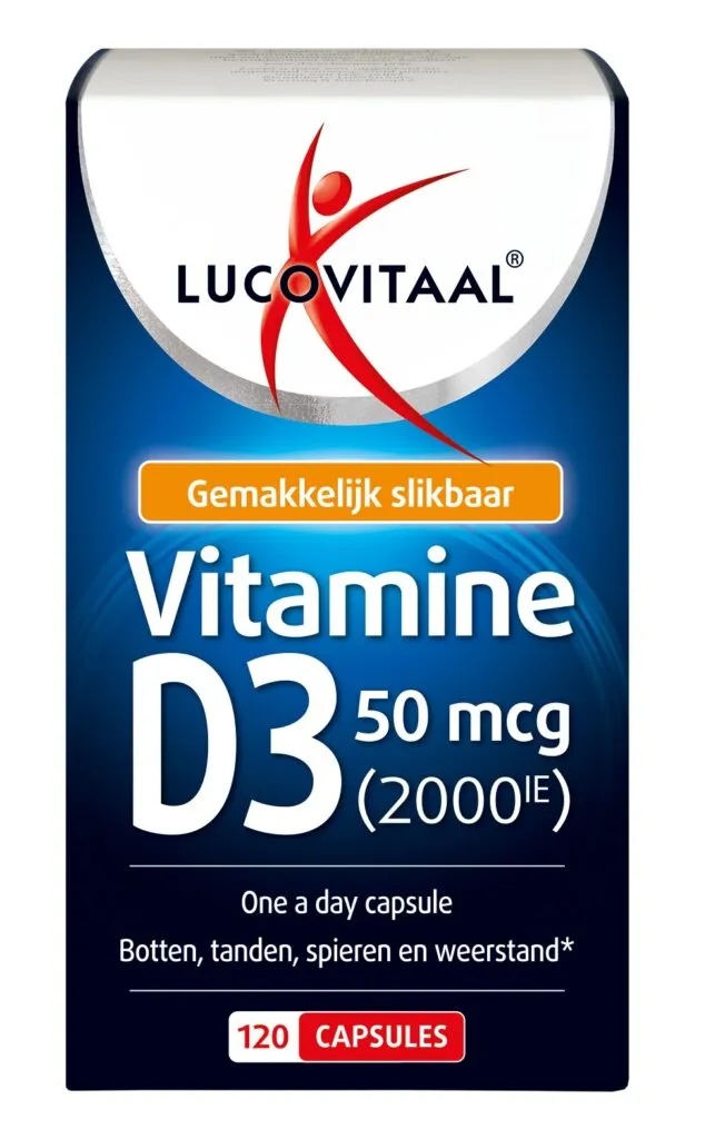 Lucovitaal D3 50mcg 2000ie Vitamine (120 softgels)
