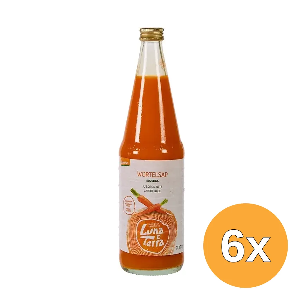 6x Luna E Terra Wortelsap (700 ml)