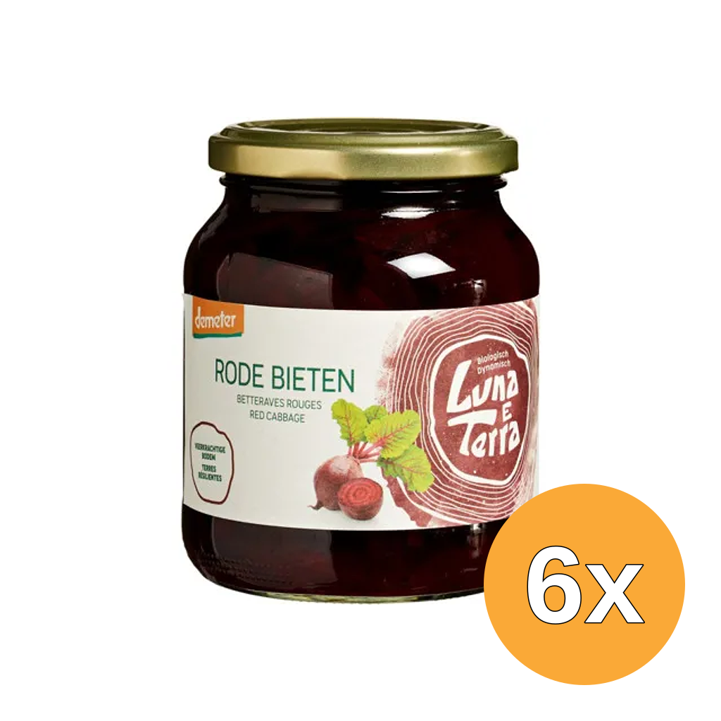 6x Luna e Terra Rode bieten demeter bio (340 gr)