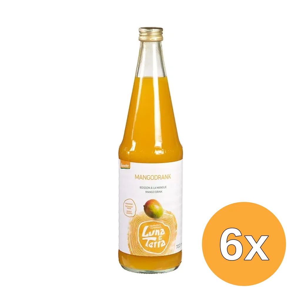 6x Luna E Terra Mangodrank (700 ml)