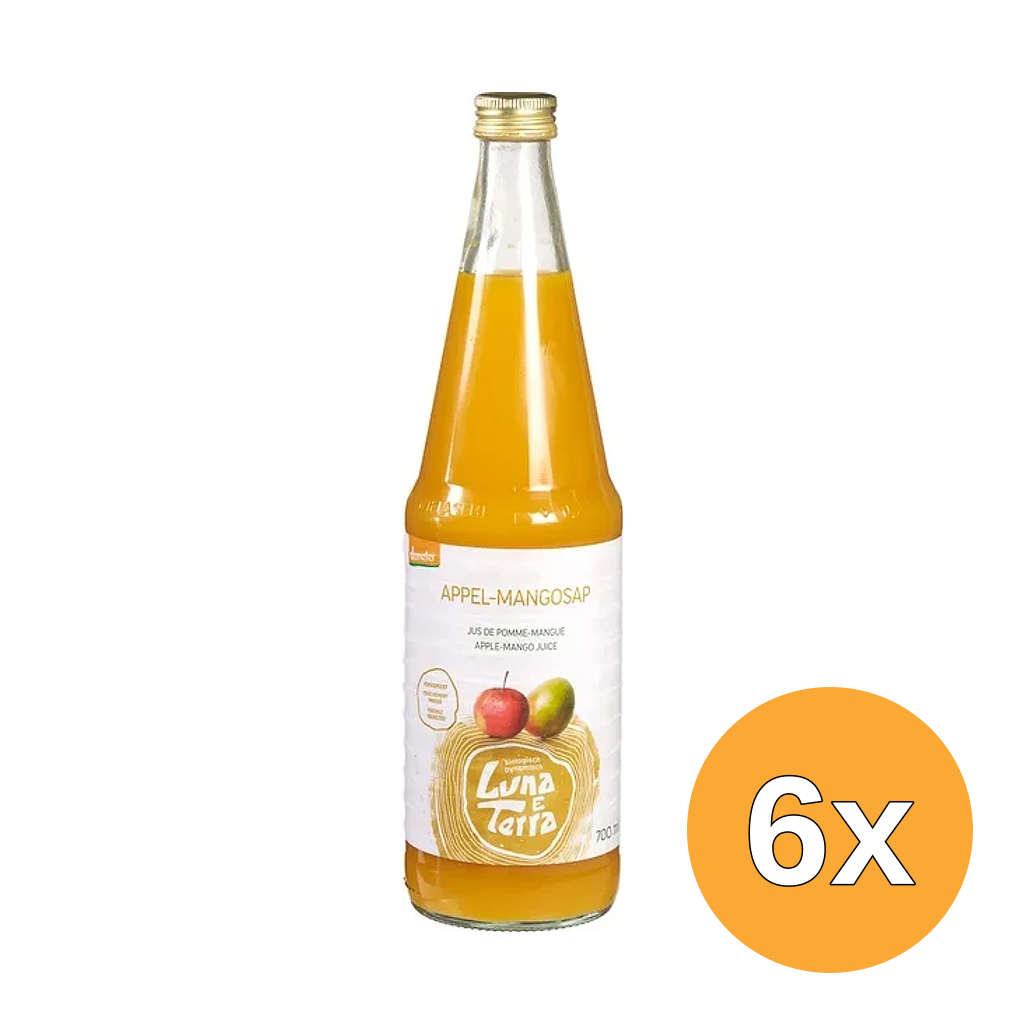 6x Luna E Terra Appel-Mangosap (700 ml)