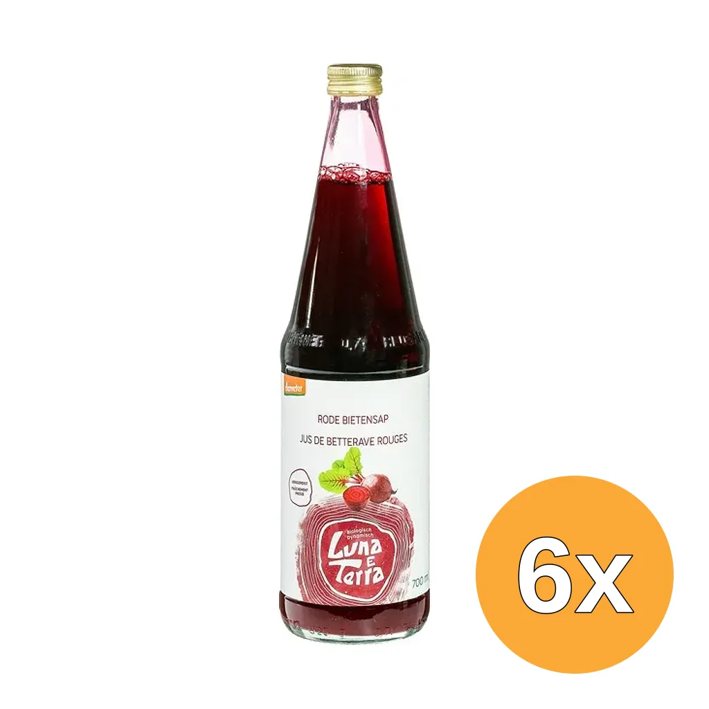 6x Luna E Terra Rode-Bietensap (700 ml)