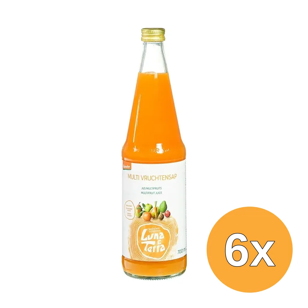 6x Luna E Terra Multi-Vruchtensap (700 ml)