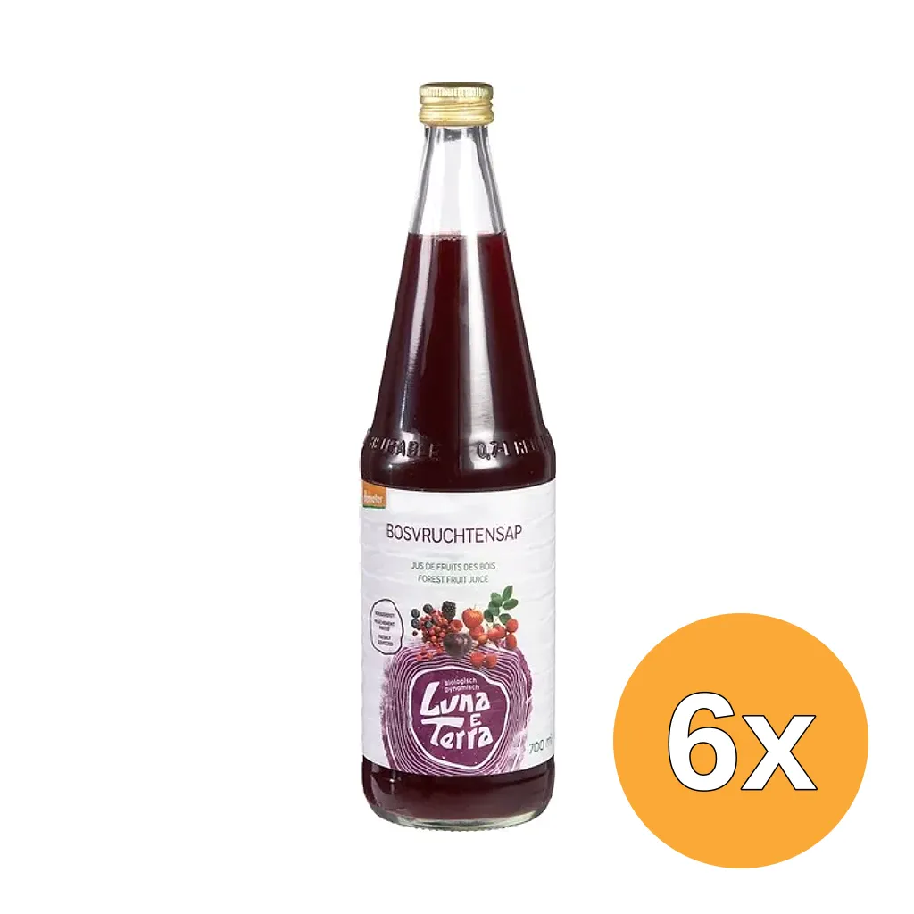6x Luna E Terra Bosvruchtensap (700 ml)
