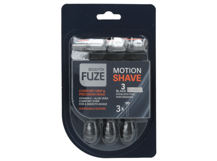Body-x Fuze Wegwerpmesjes Men - 3 Blades (3 stuks)