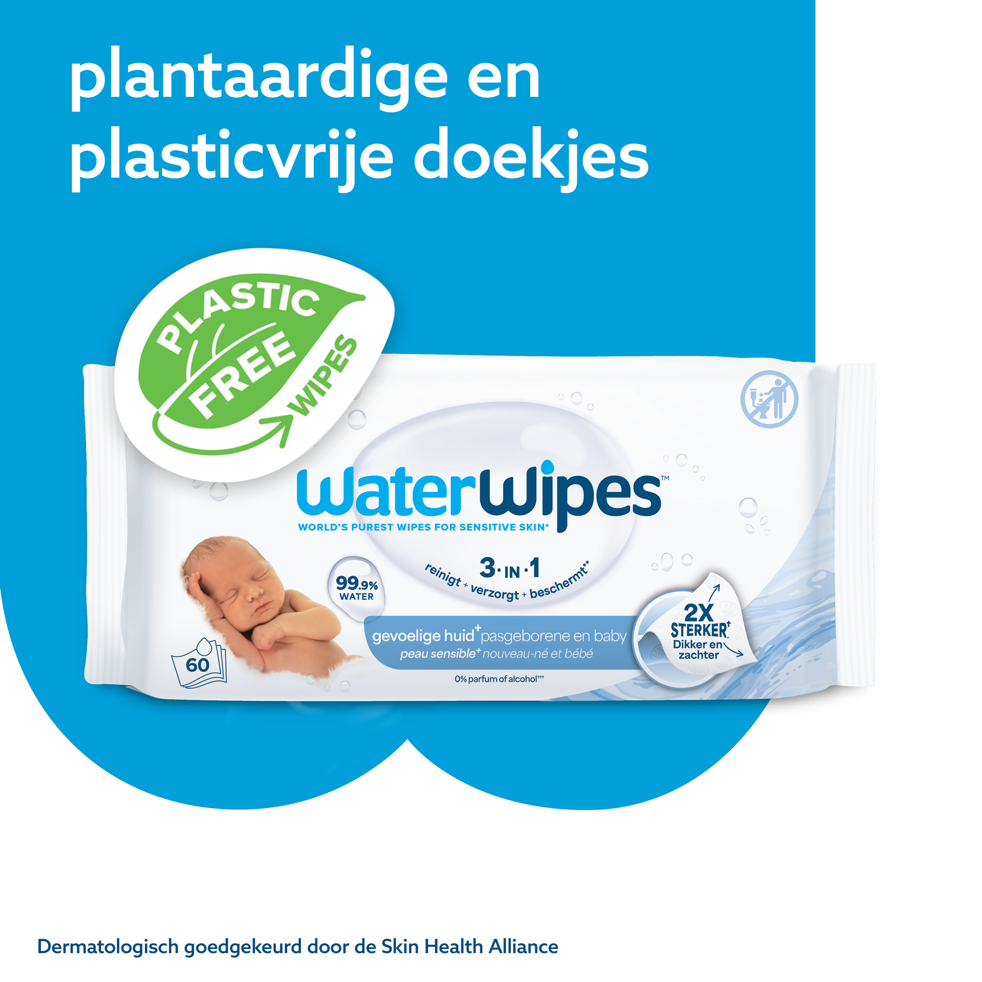 Waterwipes Baby Billendoekjes (18 x 60 stuks) - image 5