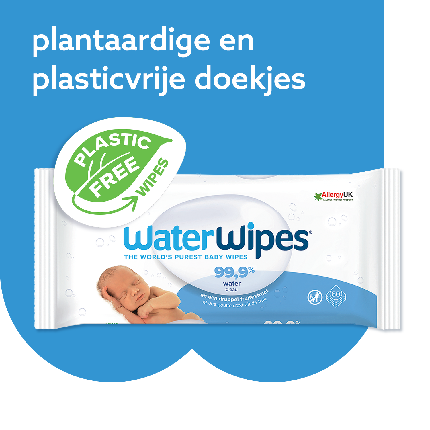 Waterwipes Billendoekjes Baby - Voordeeldoos (6 x 60 stuks) - image 5