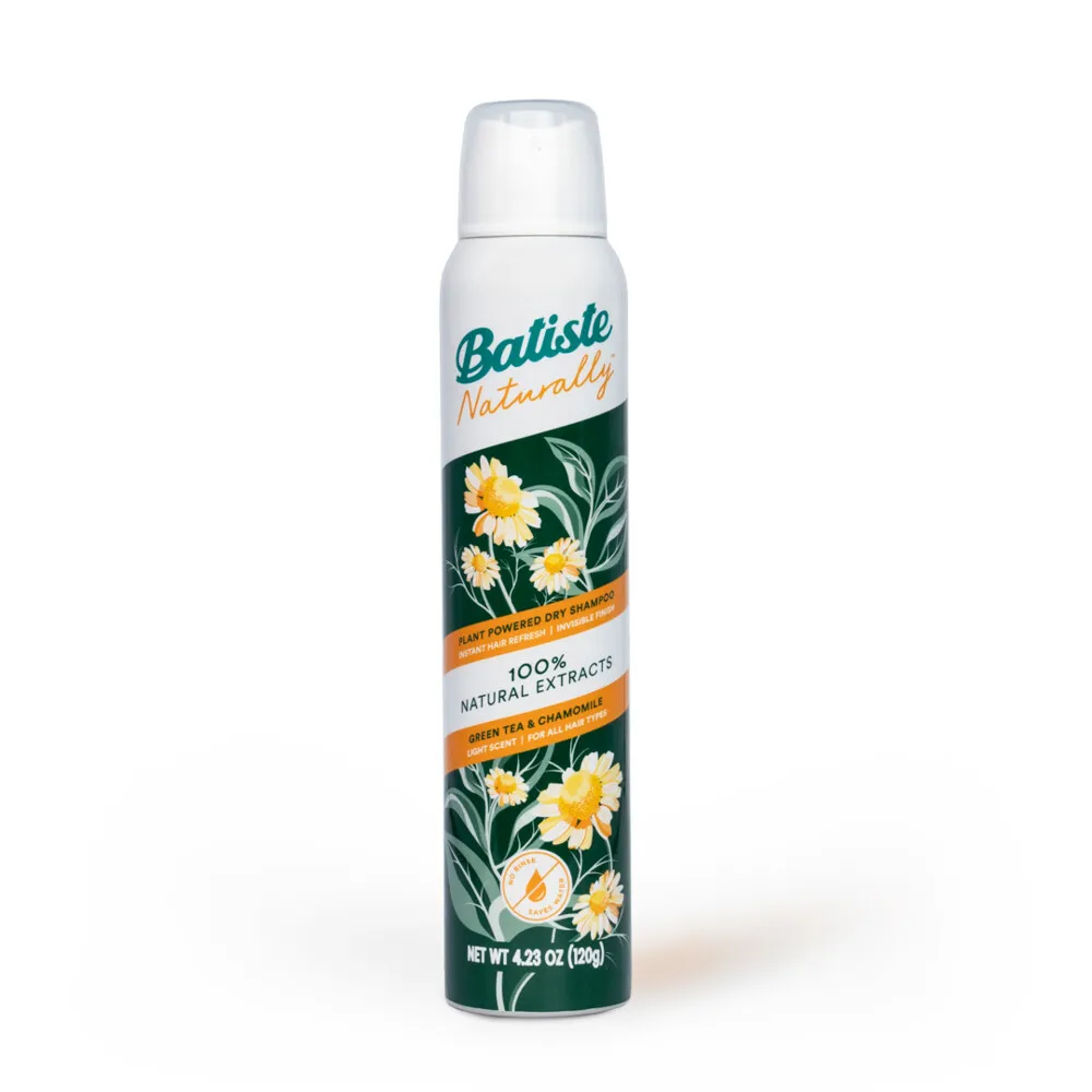 Batiste Droogshampoo Naturally Green Tea (200 ml)