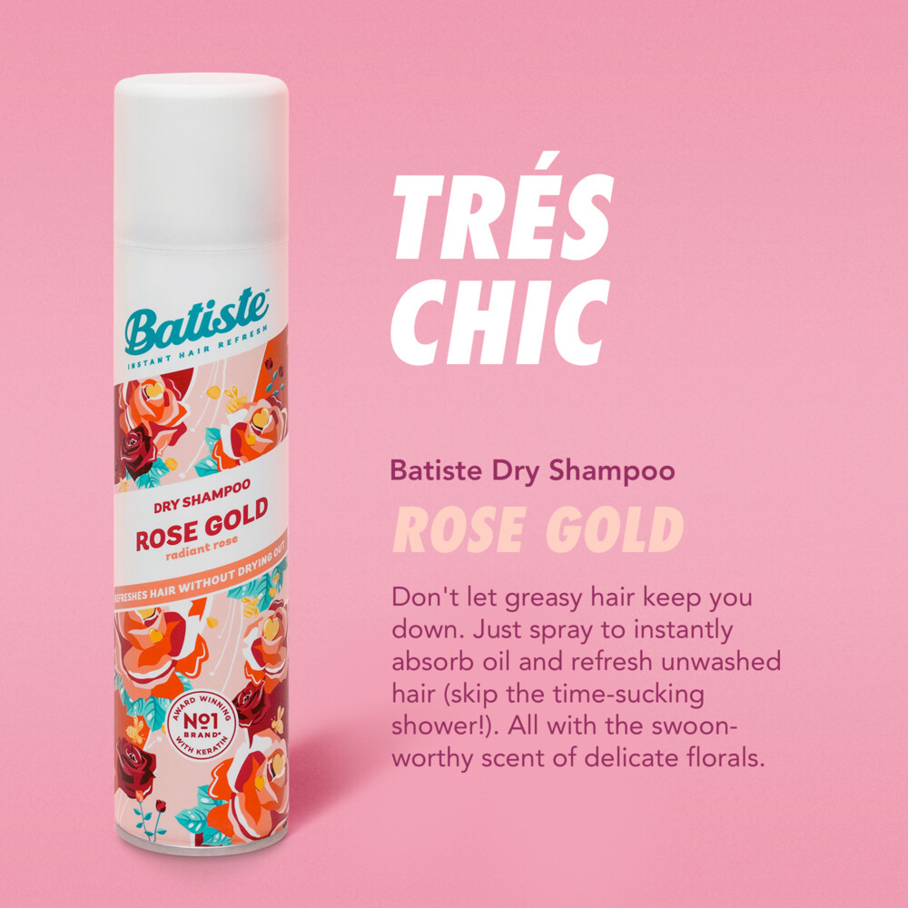 Batiste Droogshampoo Rose Gold (200 ml) - image 5