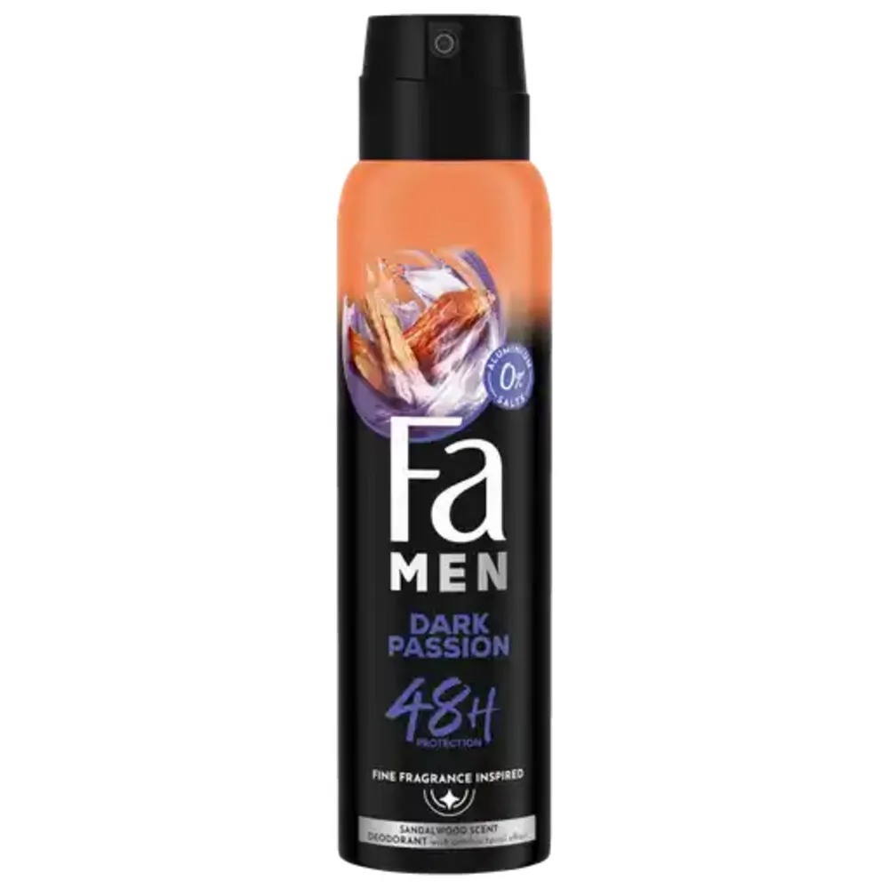 Fa Deo Spray Men Dark Passion (150 ml)