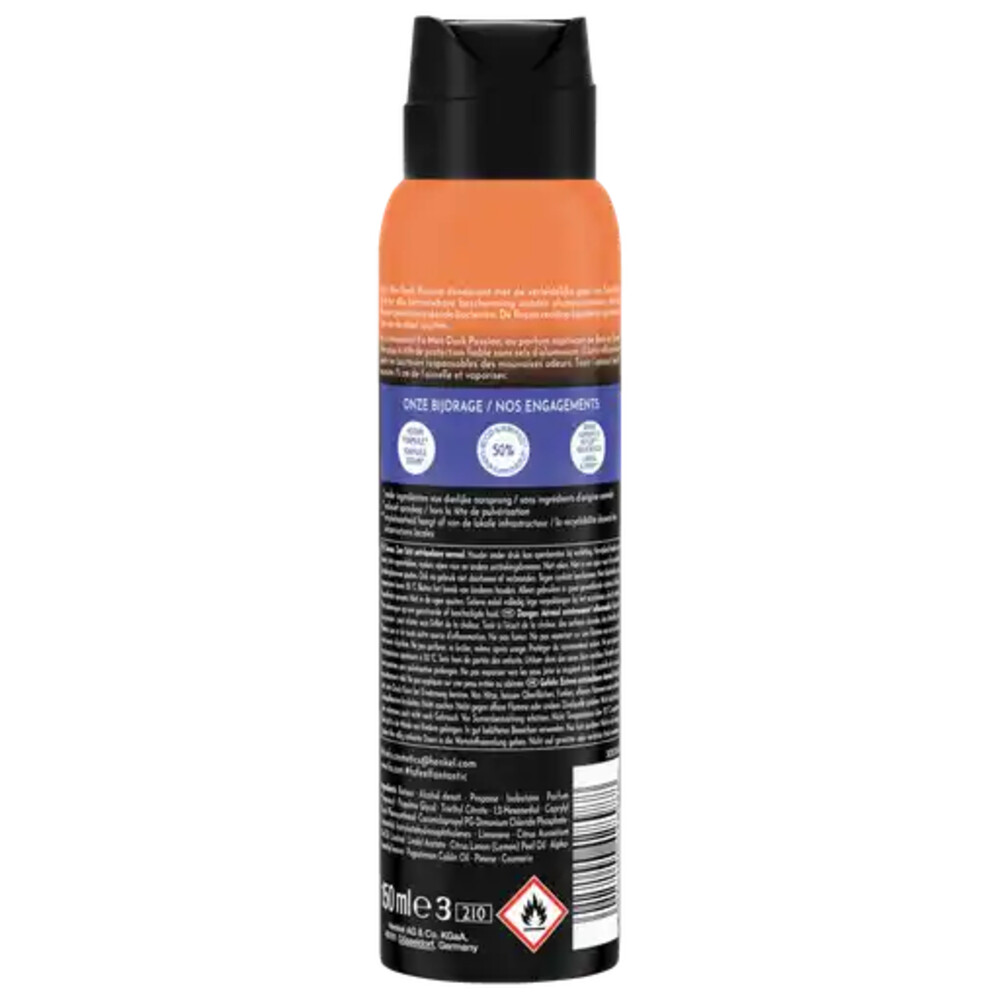 Fa Deo Spray Men Dark Passion (150 ml)