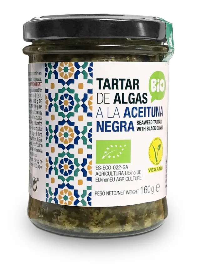 Porto Muinos Zeewier Spread Olijf Bio (160 gr)