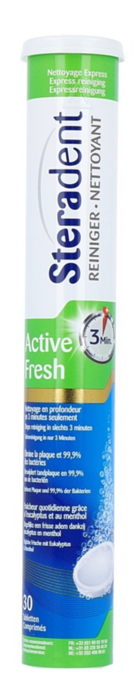 Steradent Active Fresh (30 stuks)
