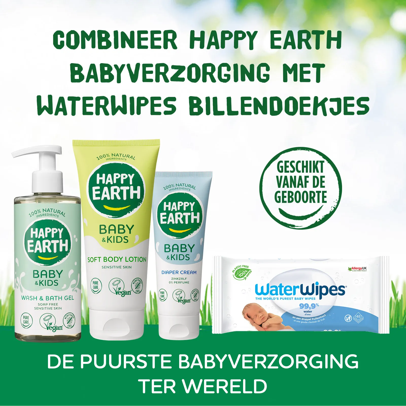 Happy Earth Was & badgel zeepvrij baby & kids (300 ml) - image 6