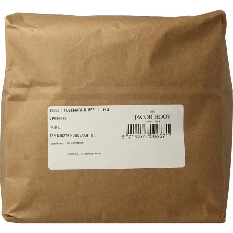 Jacob Hooy Rozemarijn heel (1000 gr)