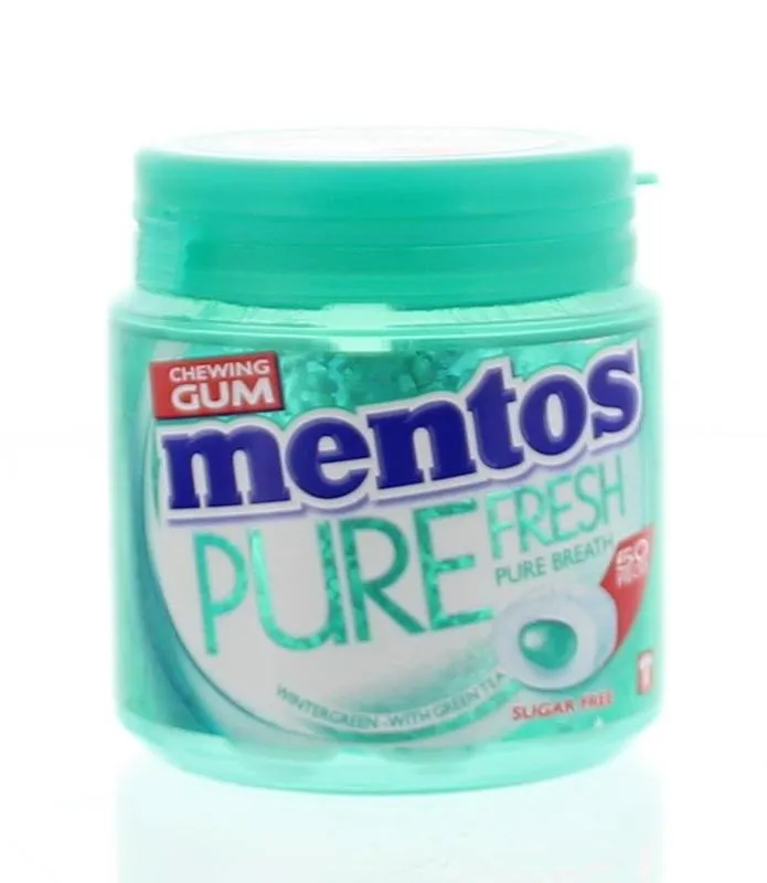 Mentos Gum pure fresh winter pot (50 stuks)