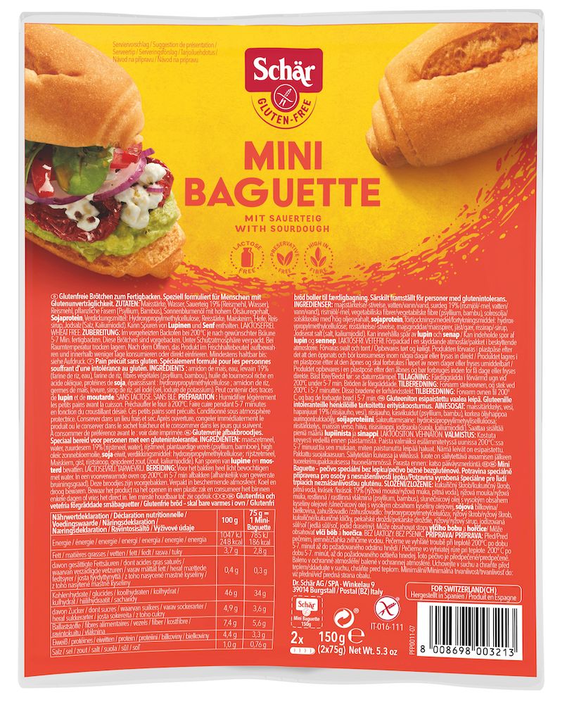 Dr. Schär Baguette Mini (150 gr)