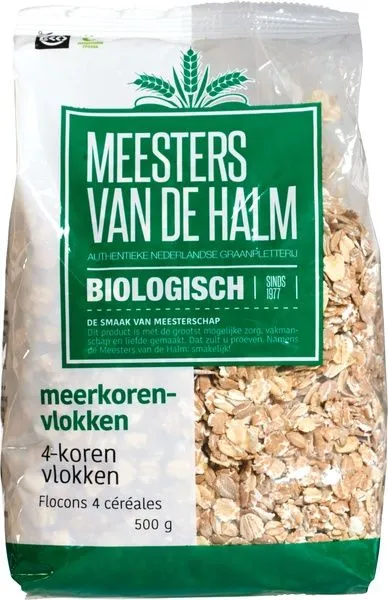 De Halm 4-Korenvlokken Bio (500 gr)