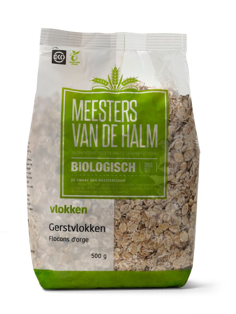 De Halm Gerstvlokken Bio (500 gr)
