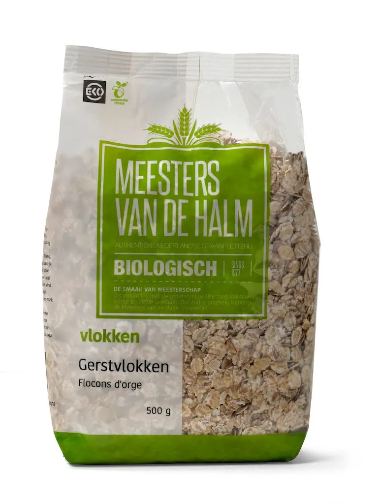 De Halm Gerstvlokken Bio (500 gr)