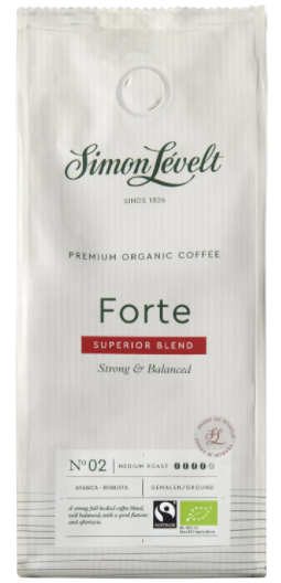 Simon Levelt Cafe organico forte snelfilter bio (250 gr)