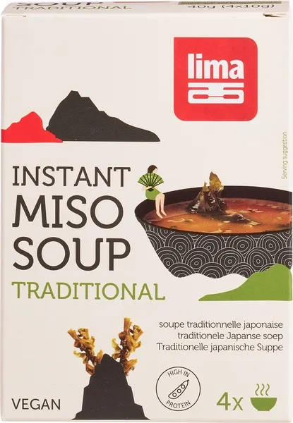 Lima Instant Miso Soep 4 X 10Gram (40 gr)