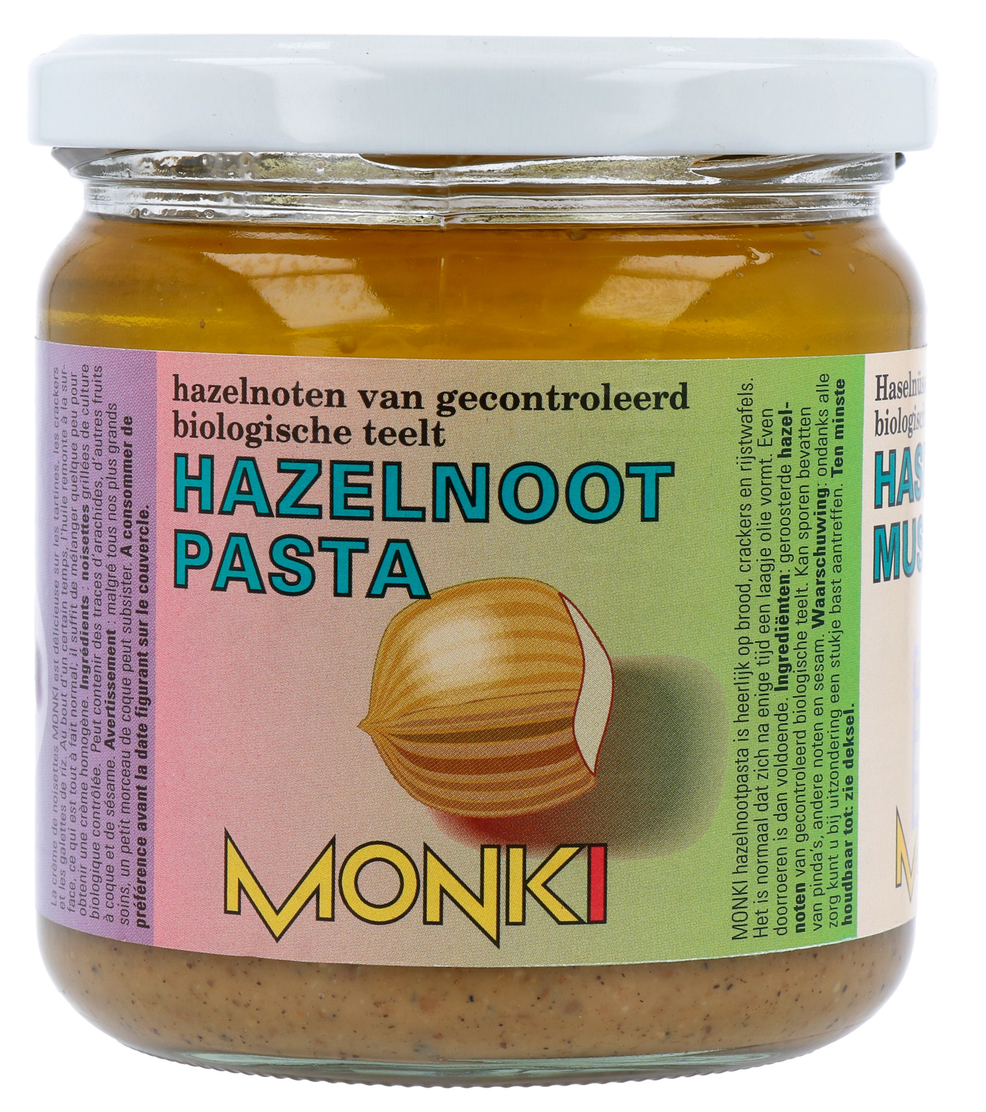 Monki Hazelnootpasta eko bio (330 gr)
