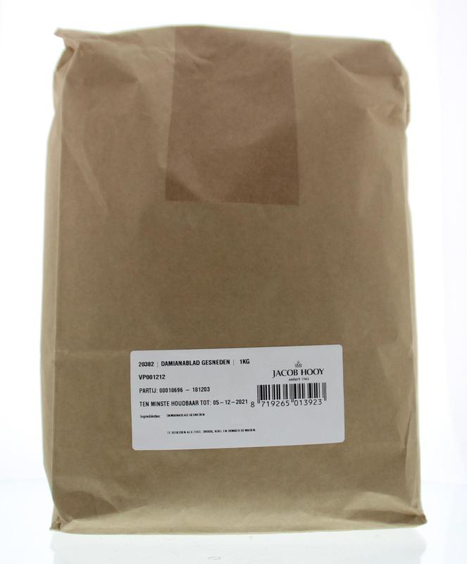Jacob Hooy Damiana Blad Gesneden (1000 gr)