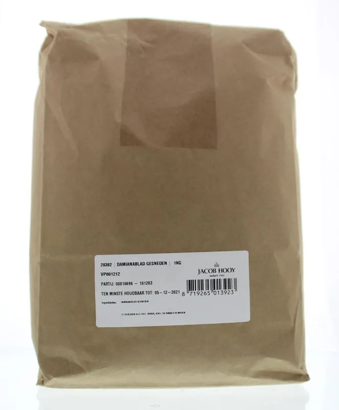 Jacob Hooy Damiana Blad Gesneden (1000 gr)