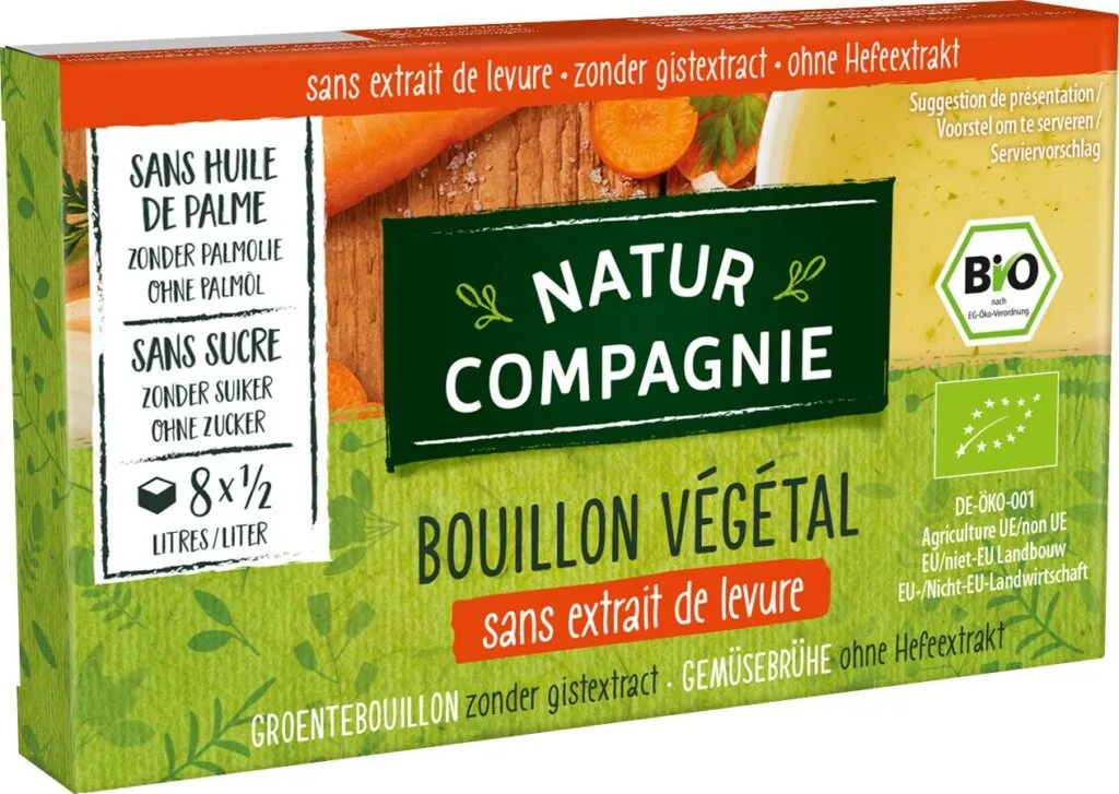 Natur Compagniegroentebouillon Zonder Gist Bio (8 Stuks)