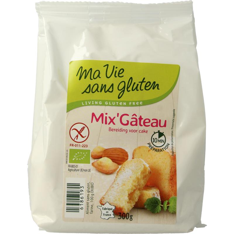 Ma Vie Sans Gluten Cakemix Glutenvrij Bio (300 gr)