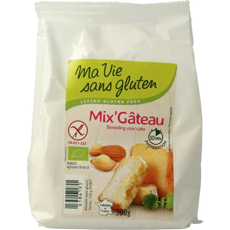 Ma Vie Sans Gluten Cakemix Glutenvrij Bio (300 gr)
