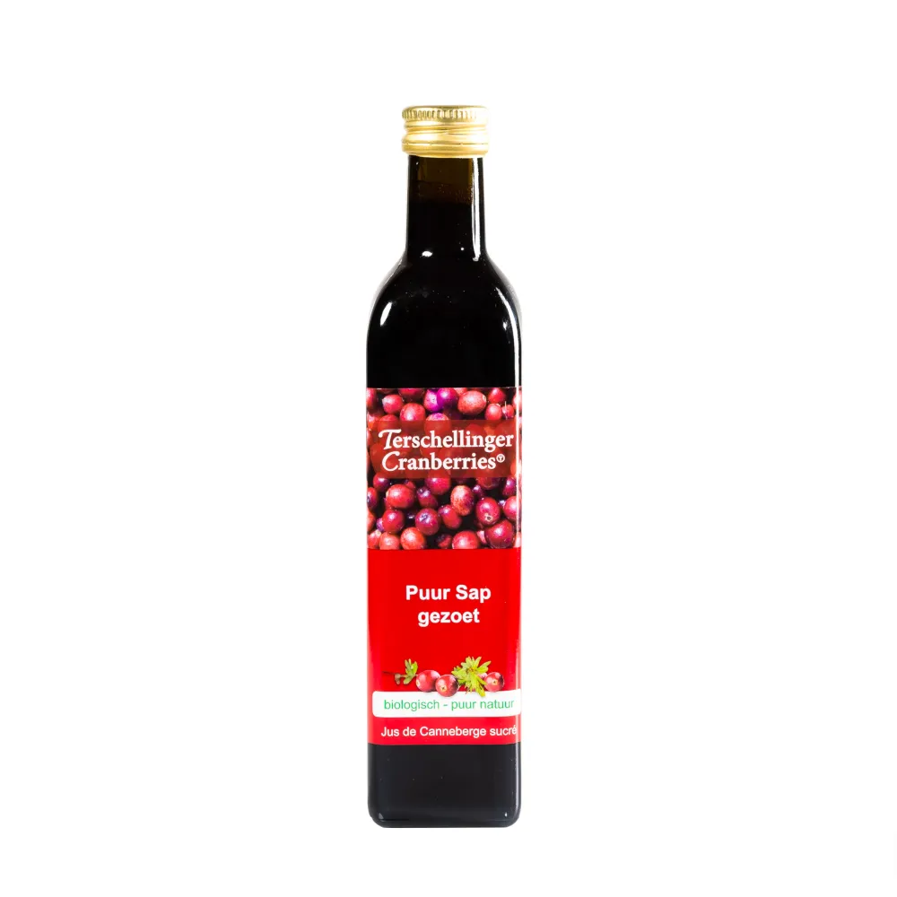Terschellinger Cranberrysap gezoet bio (500 ml)