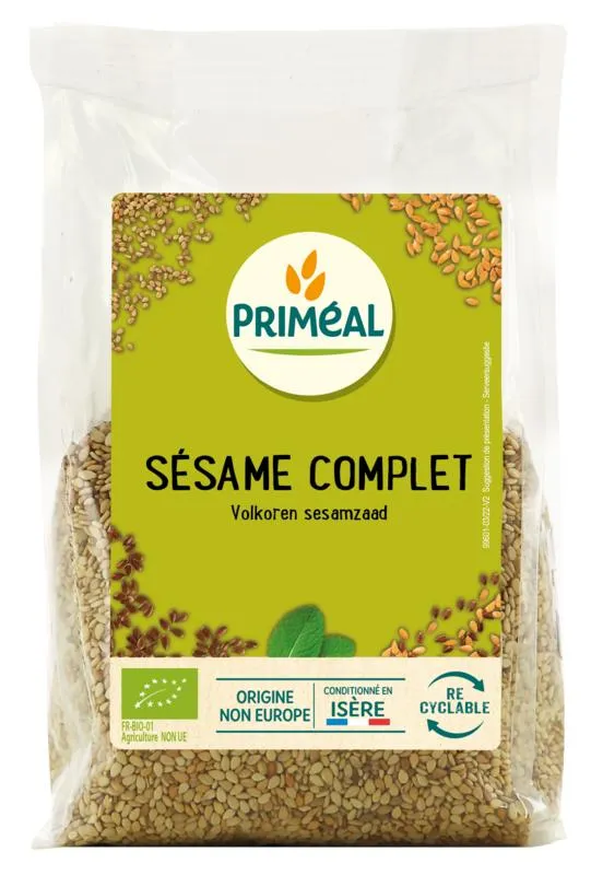 Priméal Volkoren Sesamzaad Bio (250 gr)