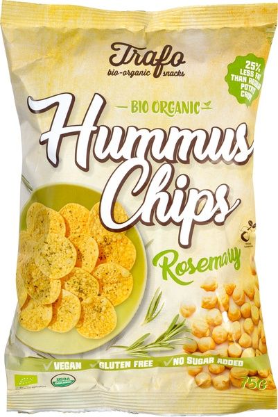 Trafo Hummus chips rosemary bio (75 gr)